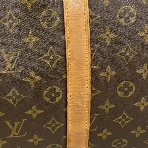LOUIS VUITTON Brown Monogram Keepall 55 Boston Bag - Picture 11 of 12
